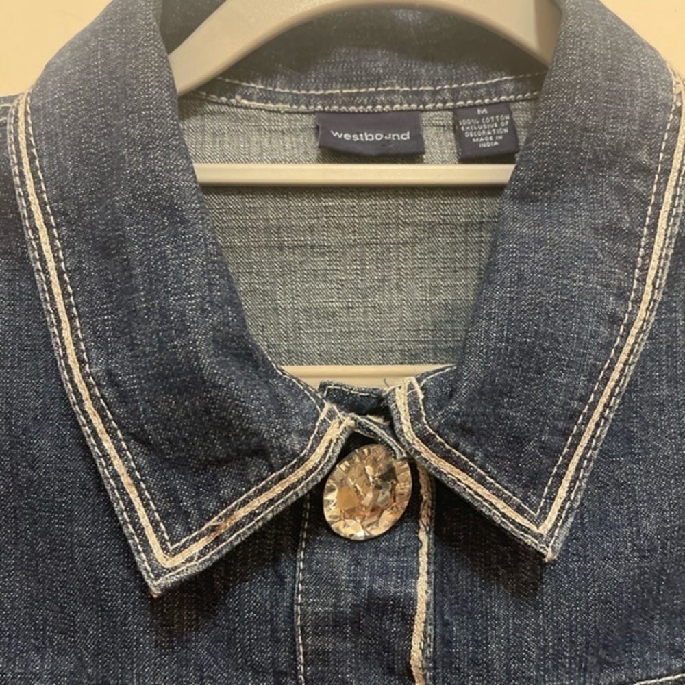 Westbound Jean Jacket Size M NWOT - Picture 5 of 9